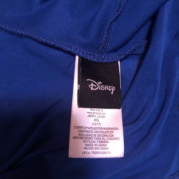Disney Blue Stitch Top with a Hood and Drawstrings - Picture 4 of 5